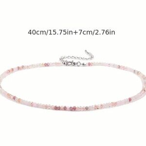 NWOT Bohemian Y2K Beaded Artificial Crystal Necklace For Women